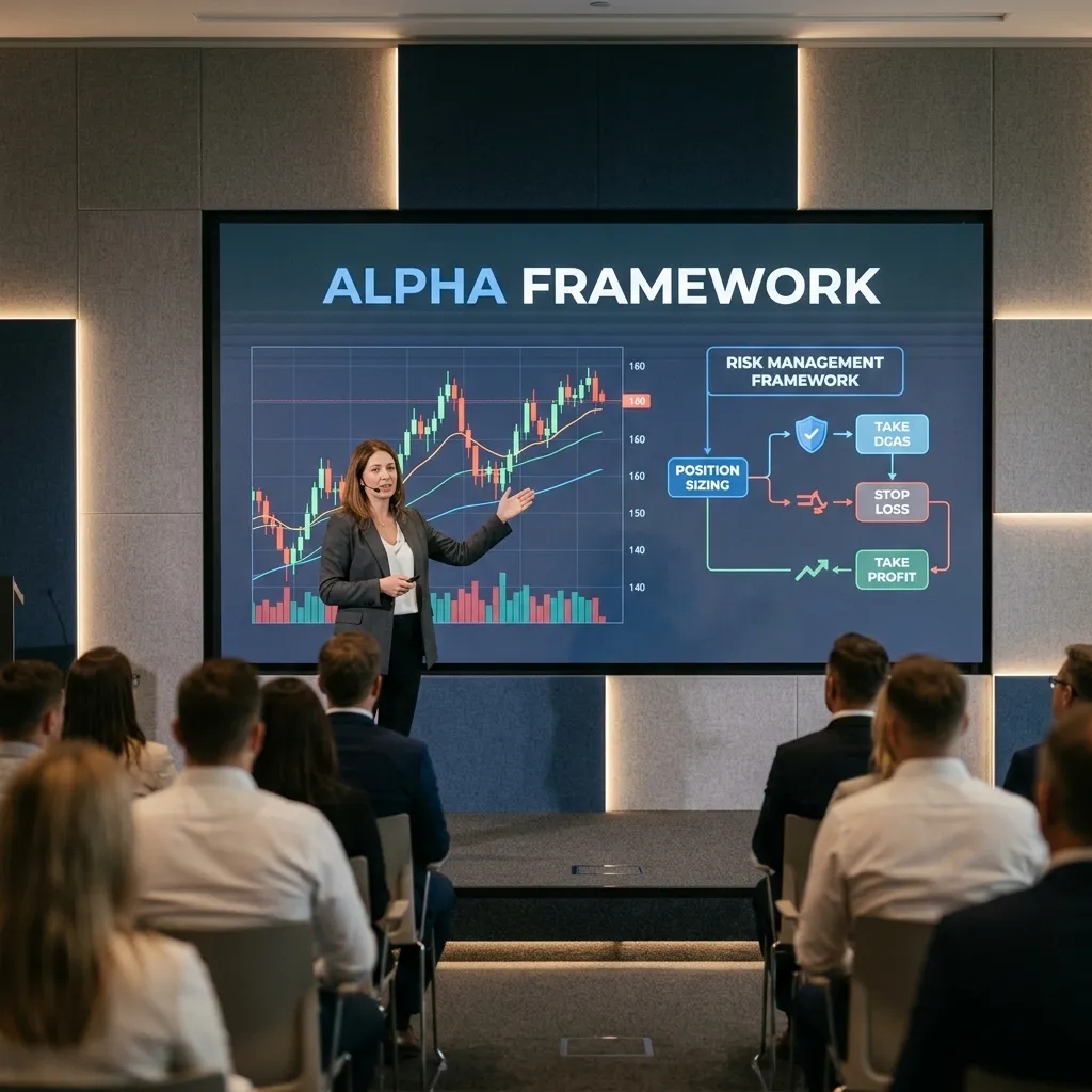 Alpha Framework stock market education seminar (Illustrative Image)